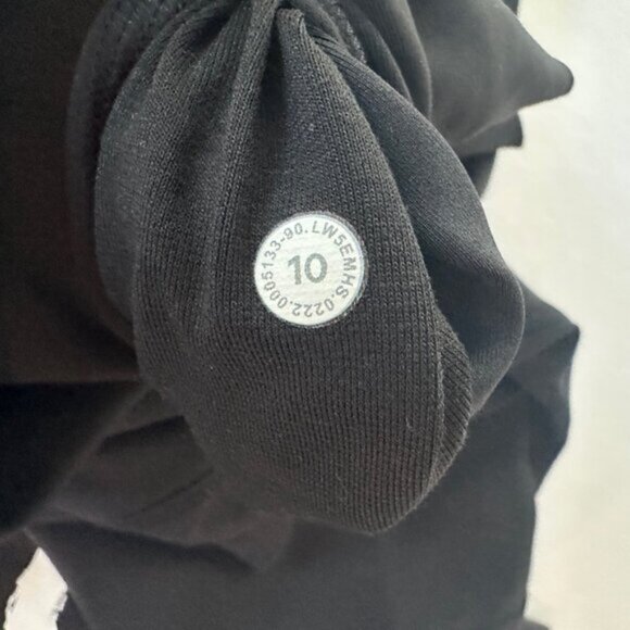 Lululemon Wunder Train High-Rise Tight 25" Size 10 *Ed Curtis SE Black $118 - Picture 4 of 5